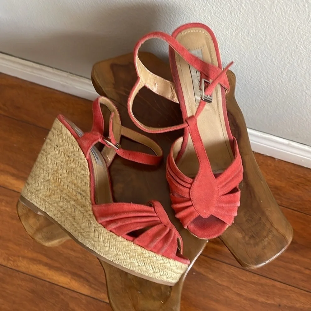 Steve Madden Coral Wedge Sandals Size 8.5